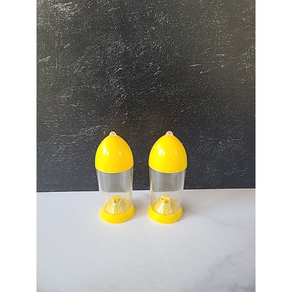 Atomic Rocket Kasin Space Age Salt And Pepper Shakers Vintage